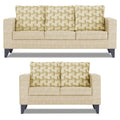 Straight line Plus Bricks 3+2 5 Seater Sofa Set (Beige)