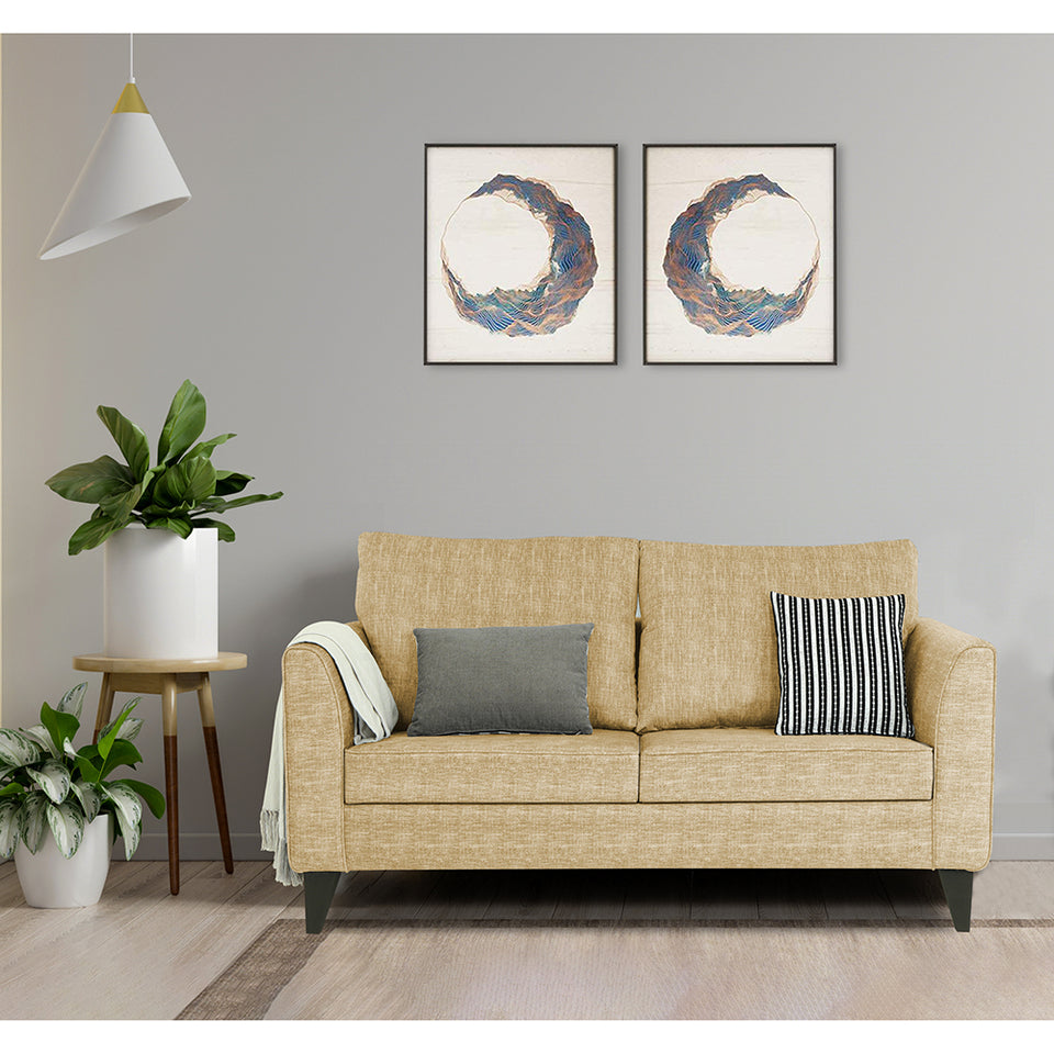 Enzo Decent 2 Seater Sofa (Beige)