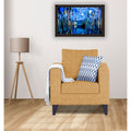 Adorn India Hallton Plain 1 Seater Sofa (Beige) (3 Year Warranty)