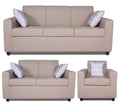 Adorn India Monteno Six Seater 3+2+1 Sofa Set(Beige) (3 Year Warranty)