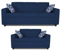 Adorn India Monteno 3+2 5 Seater Sofa Set (Blue) (3 Year Warranty)