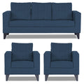 Adorn India Hallton Tufted 3-1-1 Five Seater Sofa Set (Blue)  (3 Year Warranty)