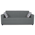Adorn India Rio Highback 3 Seater Sofa (Grey) (3 Year Warranty)