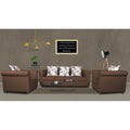 Adorn India Magnum 3-1-1 Sofa Set (Brown)
