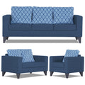 Straight line Plus Blossom 3+2+1 6 Seater Sofa Set (Blue)