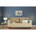 Adorn India Sheldon Crafty 3 Seater Sofa (Beige)