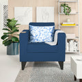 Adorn India Bladen 1 Seater Sofa (Blue)