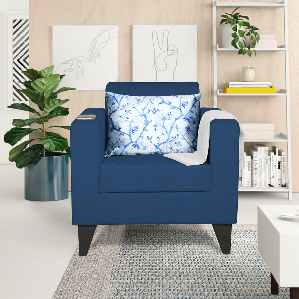 Bladen 1 Seater Sofa (Blue)
