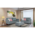 Sheldon Craftys 3+2 5 Seater Sofa Set with Centre Table (Grey)