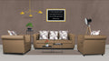 Adorn India Magnum 3-1-1 Sofa Set (New Camel)