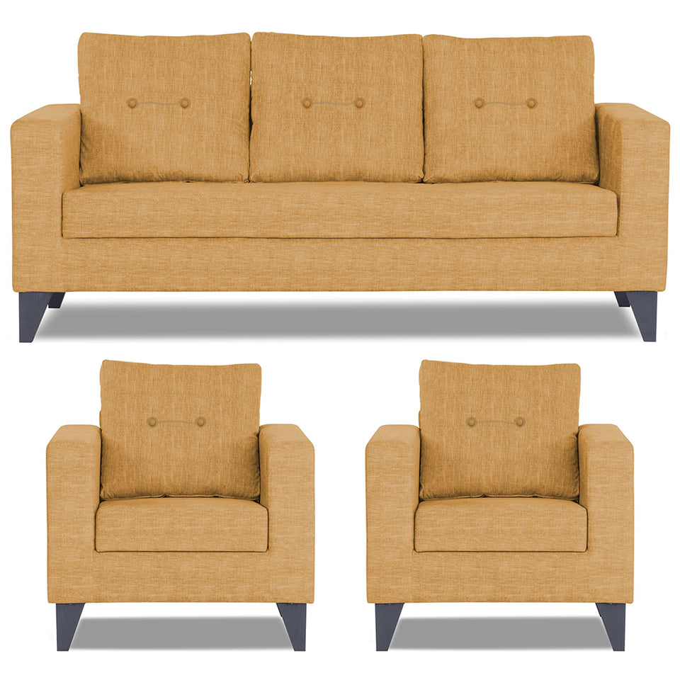 Hallton Tufted 3-1-1 5 Seater Sofa Set (Beige)