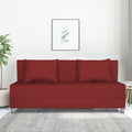 Adorn India Easy Alyn Plus Decent 4 Seater Sofa Cum Bed (6x6) (Maroon)(1 Year Warranty)