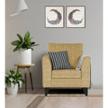 Adorn India Enzo Decent 1 Seater Sofa (Beige)
