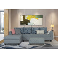 Raiden Crafty L Shape 6 Seater Sofa Set with Center Table (Left Hand Side) (Grey)