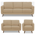 Adorn India Damian 3+2+1 6 Seater Sofa Set (Beige) (3 Year Warranty)