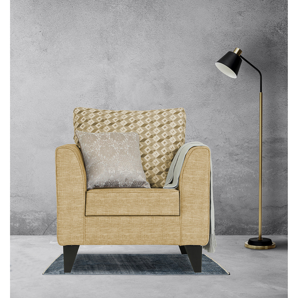Tornado Bricks 1 Seater Sofa (Beige)