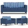 Straight line Plus Bricks 3+2+1 6 Seater Sofa Set (Blue)