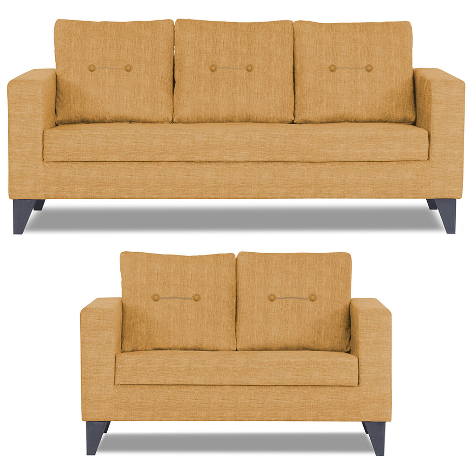Hallton Tufted 3-2 5 Seater Sofa Set (Beige)