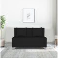 Adorn India Easy Alyn Plus Decent 2 Seater Sofa Cum Bed (4X6) (Black) (1 Year Warranty)
