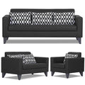 Bladen Leatherette 3+2+1 6 Seater Sofa Set (Black)