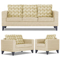 Straight line Plus Bricks 3+2+1 6 Seater Sofa Set (Beige)
