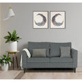 Enzo Decent 2 Seater Sofa (Grey) Modern