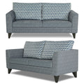 Tornado Bricks 3+2+1 6 Seater Sofa Set with Centre Table (Grey)