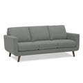Adorn India Damian 3+2 5 Seater Sofa Set (Grey) (3 Year Warranty)