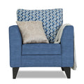 Tornado Bricks 1 Seater Sofa (Blue)
