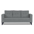 Adorn India Hallton Tufted 3 Seater Sofa (Grey)(3 Year Warranty)