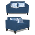 Adorn India Bladen 2 Seater Sofa (Blue)