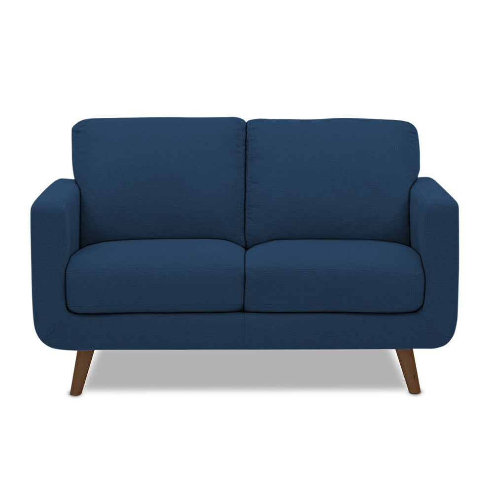 Adorn India Damian 2 Seater Sofa (Blue)