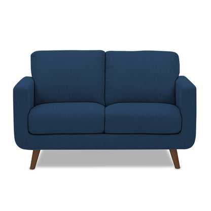 Adorn India Damian 2 Seater Sofa (Blue)