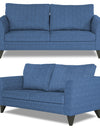 Adorn India Enzo Decent (3 Years Warranty) 3+2 5 Seater Sofa Set with Centre Table (Blue) Modern