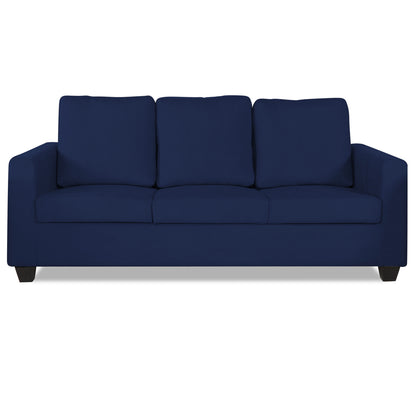 Adorn India Russell 3 Seater Sofa (Blue)