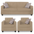 Adorn India Blazer Plus 3+1+1 5 Seater Sofa Set (Beige)