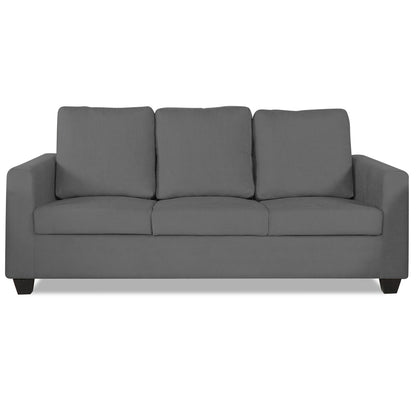 Adorn India Russell 3 Seater Sofa (Grey)