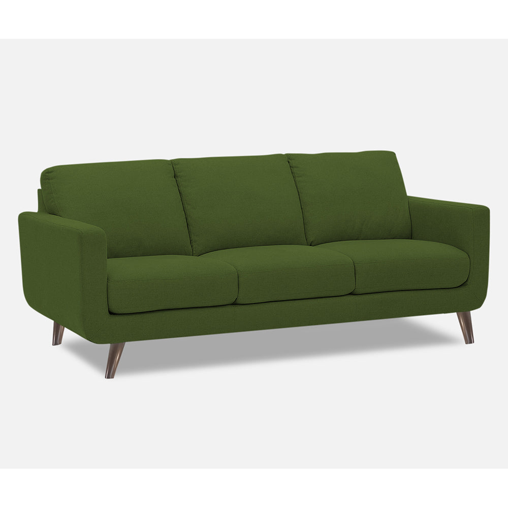 Adorn India Damian 3+2+1 6 Seater Sofa Set (Green)