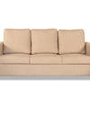 Adorn India Russell 3 Seater Sofa (Beige)