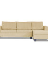 Adorn India Alexia Plus Decent L Shape 6 Seater Sofa Set (Right Hand Side) (Beige)