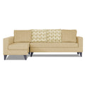 Adorn India Beetle Plus Bricks L Shape 6 Seater Sofa Set (Left Hand Side) (Beige) (3 Year Warranty)