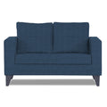 Adorn India Hallton Tufted 2 Seater Sofa (Blue) (3 Year Warranty)