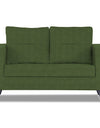 Adorn India Hallton Tufted 2 Seater Sofa Set (Green)