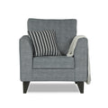 Adorn India Enzo Decent 1 Seater Sofa (Grey)