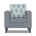 Straight line Plus Leaf 1 Seater Sofa (Grey)