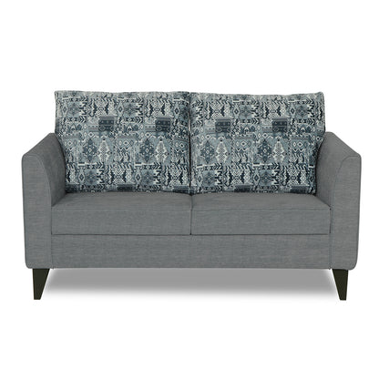 Adorn India Sheldon Crafty 2 Seater Sofa (Grey)