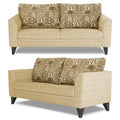 Sheldon Crafty 3+2 5 Seater Sofa Set with Centre Table (Beige)
