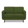 Adorn India Damian 2 Seater Sofa (Green) (3 Year Warranty)