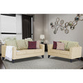 Straight line Plus Blossom 3+2 5 Seater Sofa Set (Beige)