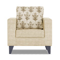 Straight line Plus Leaf 1 Seater Sofa (Beige)